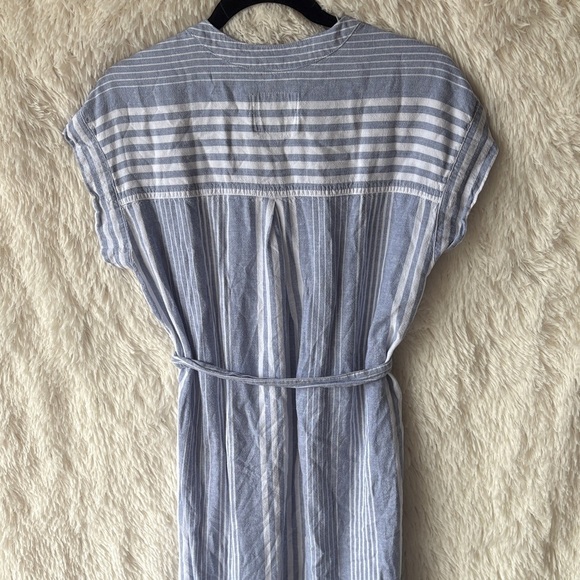 Rails Striped Blue and White Midi Dress - Picture 12 of 15